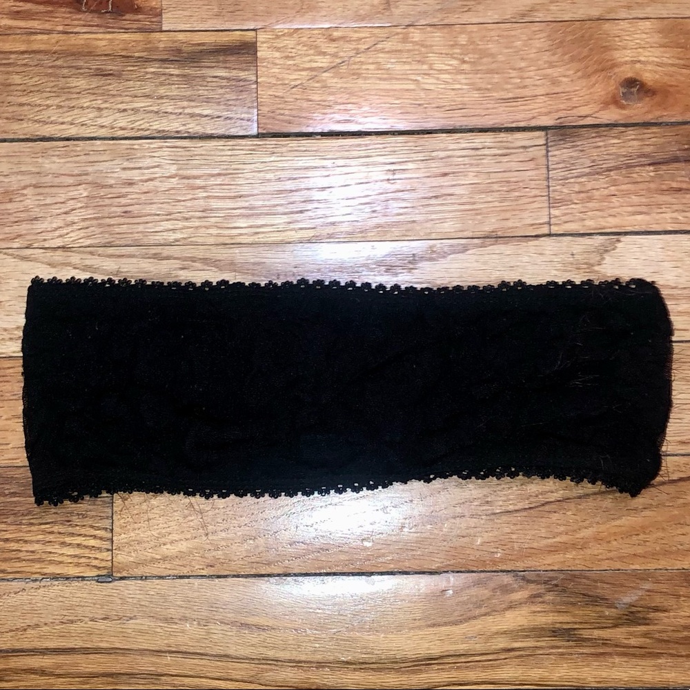 Brandy Melville black lace bandeau, Medium - Picture 5 of 5